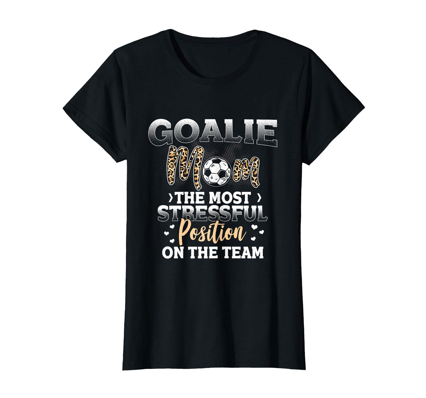 Soccer Lover Leopard Pattern Soccer T-Shirt - Unique Graphic for Adults - T-Shirt, Sweatshirt, Hoodie