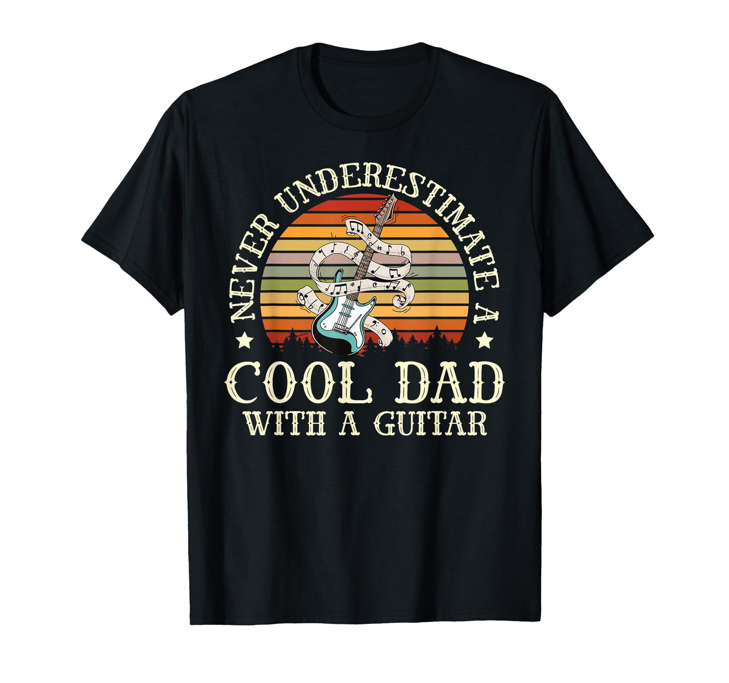 Best Dad Ever Guitar Player Guitarist T-Shirt - Fun Novelty Design Unisex - T-Shirt, Sweatshirt, Hoodie