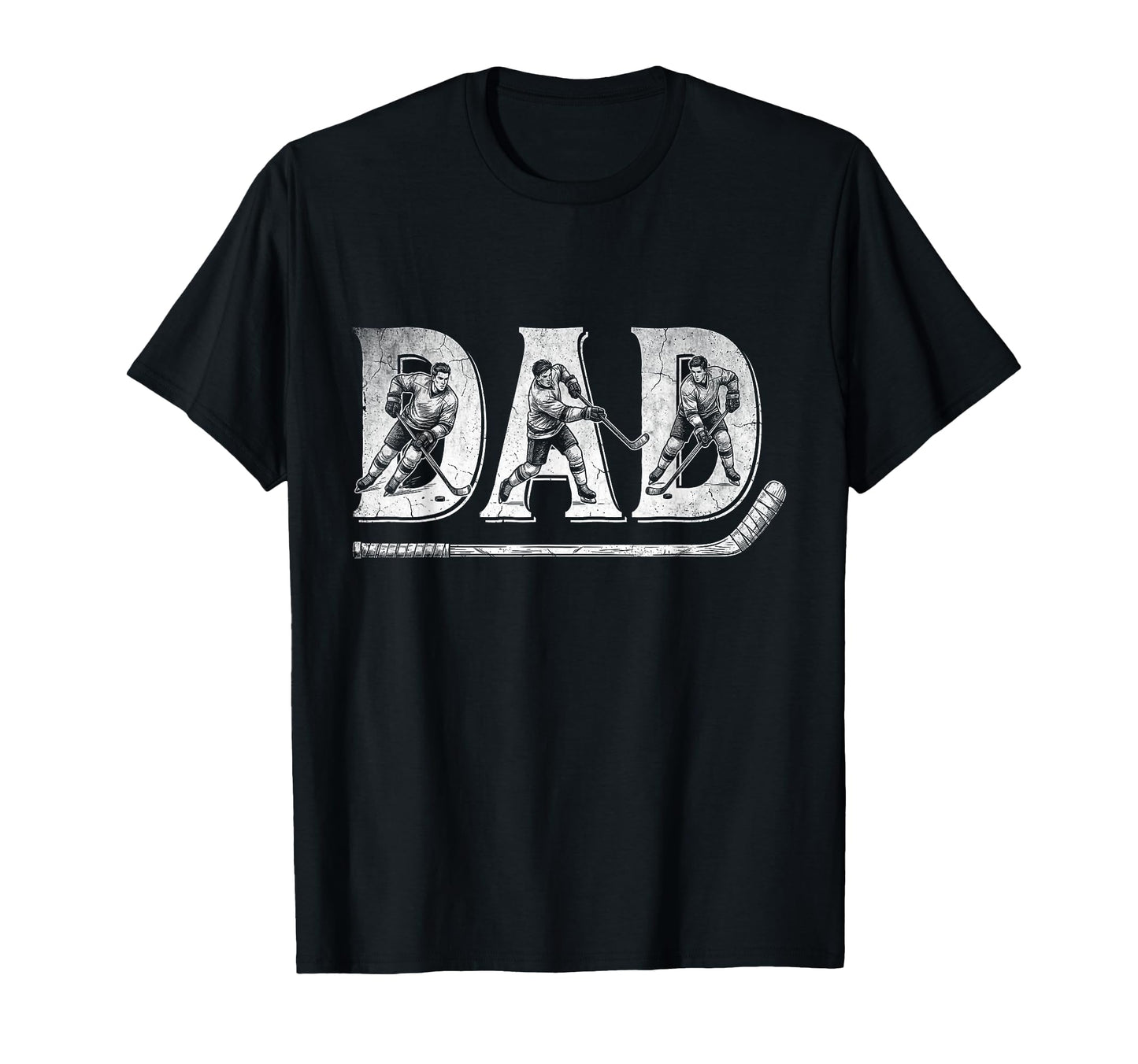 Hockey Dad Fathers Day T-Shirt - Fun Novelty Design Men Women - T-Shirt, Sweatshirt, Hoodie