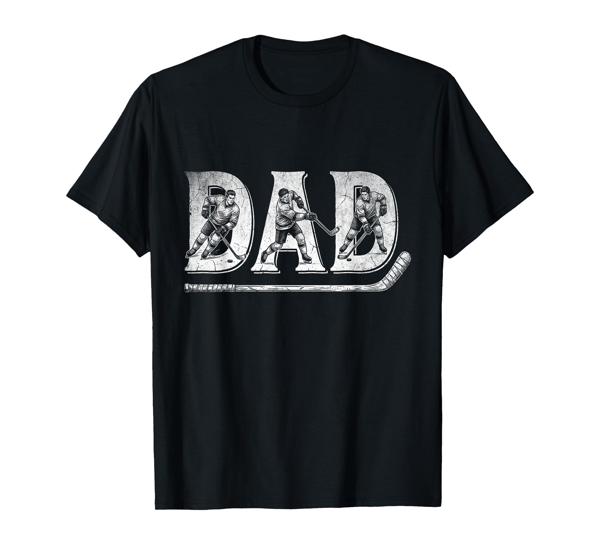 Hockey Dad Fathers Day T-Shirt - Fun Novelty Design Men Women - T-Shirt, Sweatshirt, Hoodie