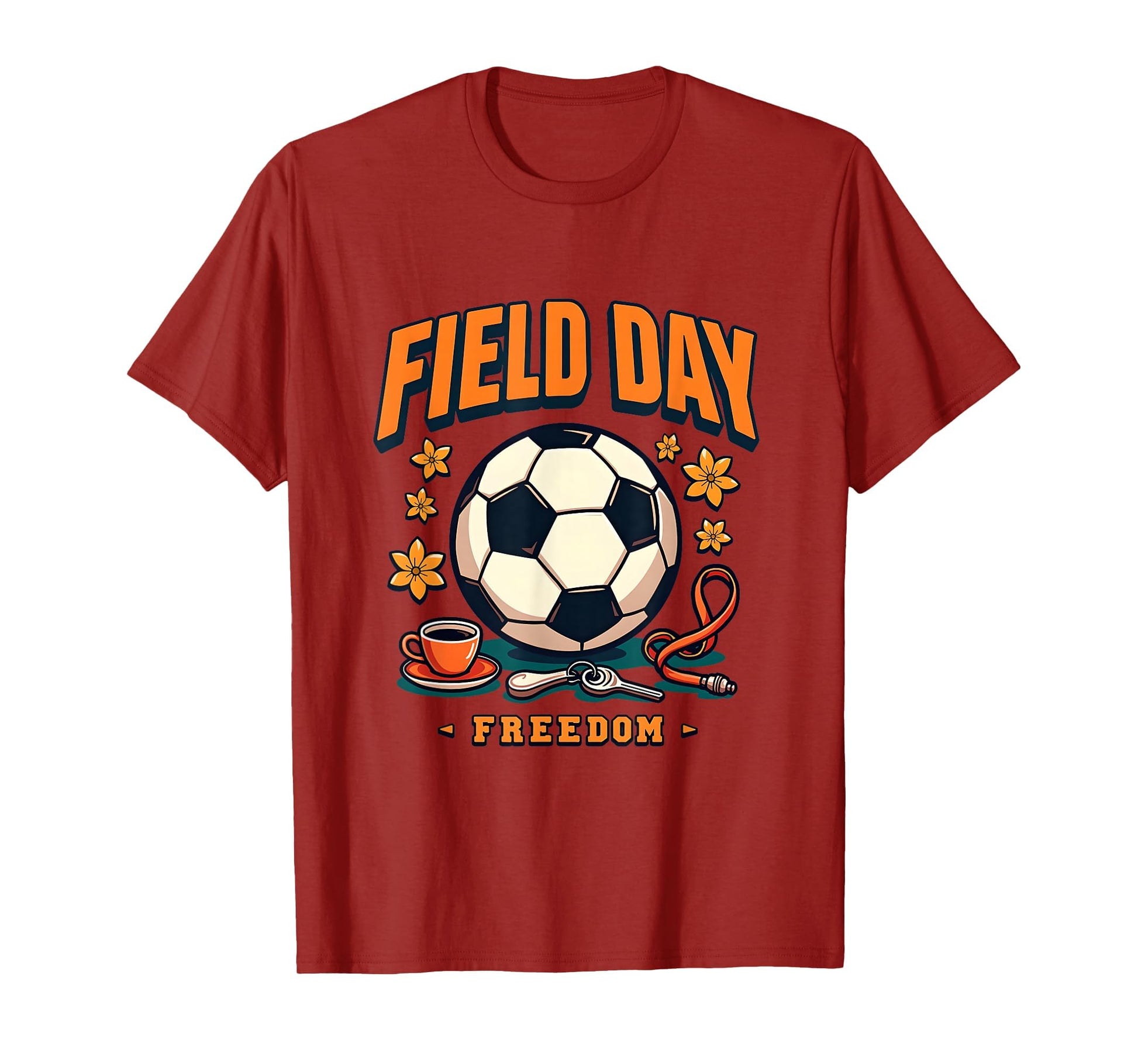 Field Day Freedom Soccer Mom T-Shirt - Aesthetic Graphic Unisex - T-Shirt, Sweatshirt, Hoodie
