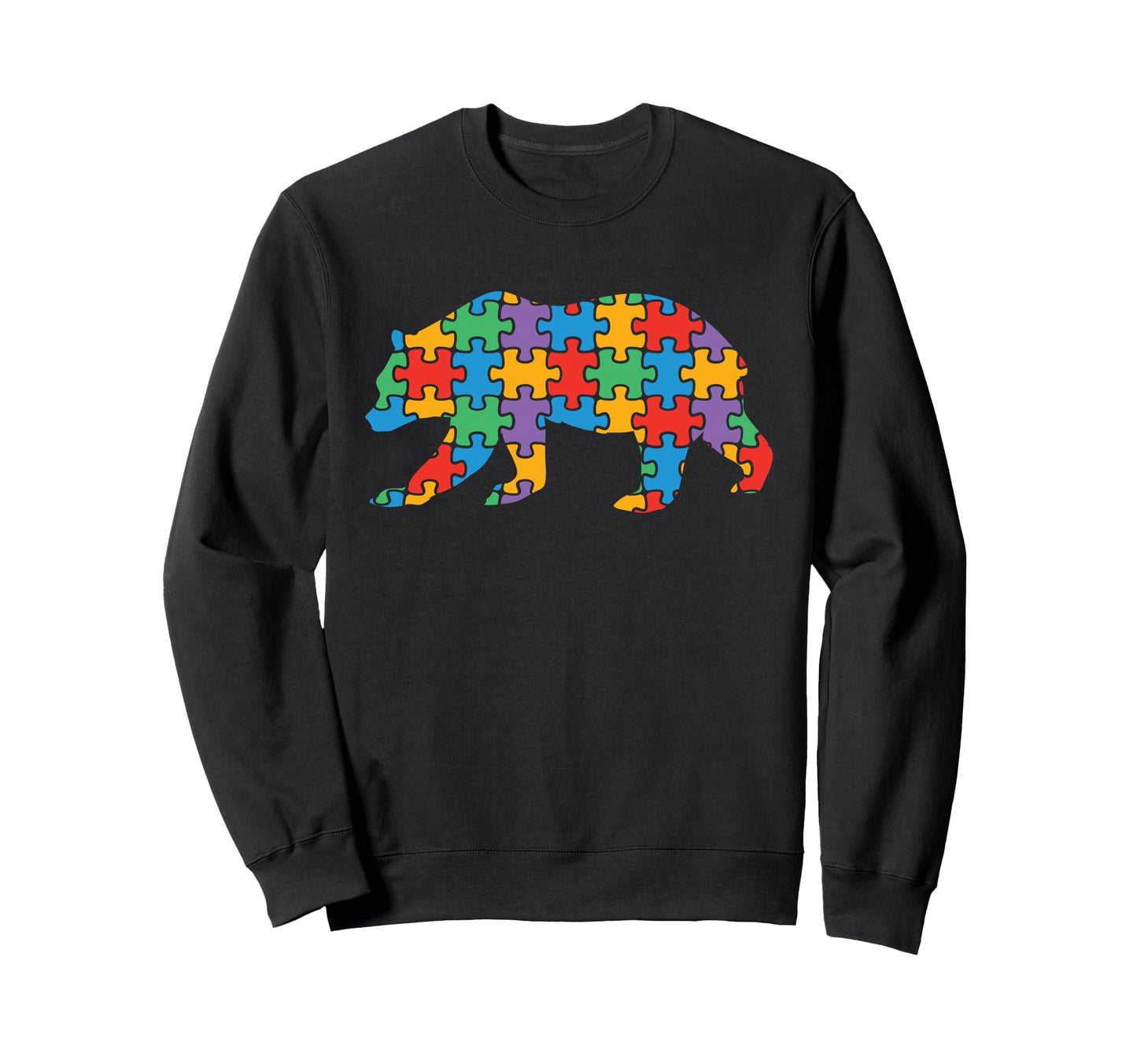 Autism Awareness Autistic Love Proud Sweatshirt - Graphic Print Men Women - T-Shirt, Sweatshirt, Hoodie