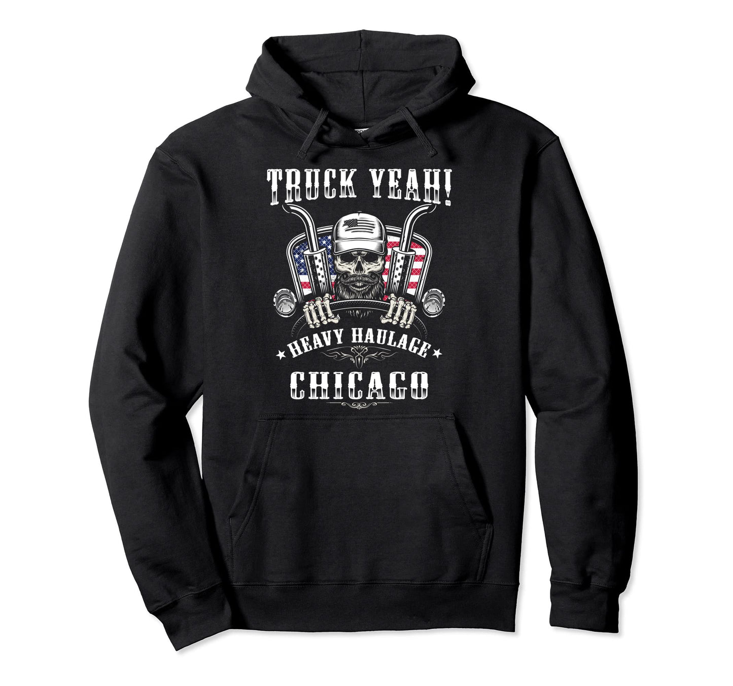 Truck Driver Gift Dad Husband Father Hoodie - Trendy Graphic Men Women - T-Shirt, Sweatshirt, Hoodie
