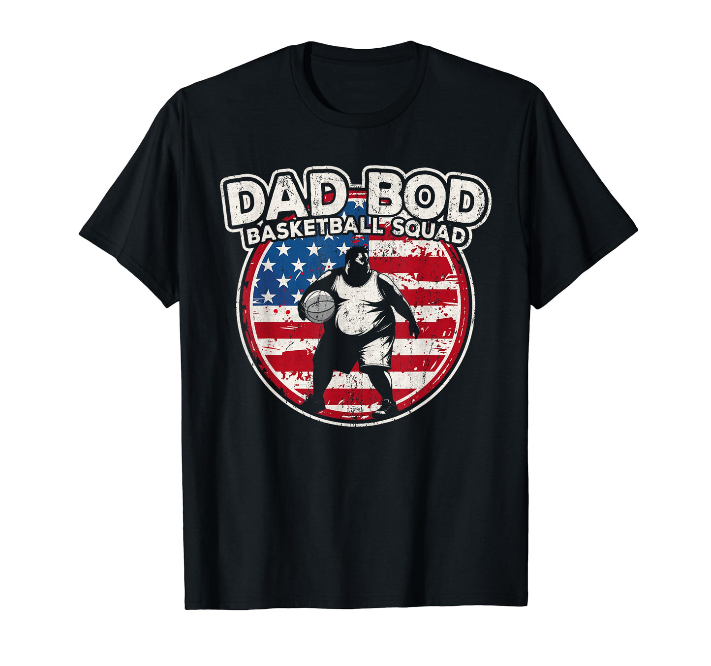 Dad Bod Basketball Squad Basketball Dad Us T-Shirt - Trendy Graphic Unisex - T-Shirt, Sweatshirt, Hoodie