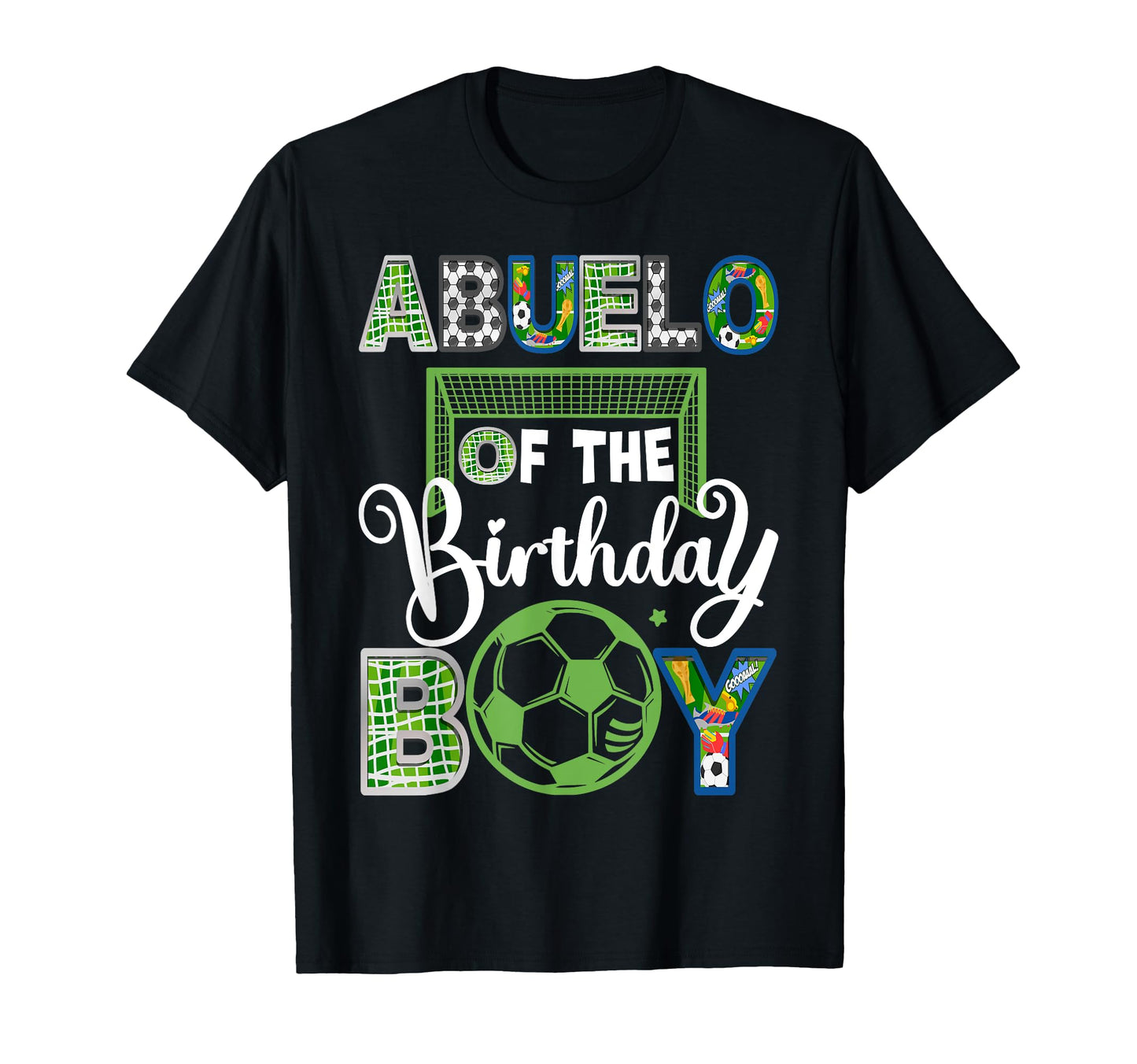 Abuelo Birthday Soccer Baller T-Shirt - Fun Novelty Design Men Women - T-Shirt, Sweatshirt, Hoodie