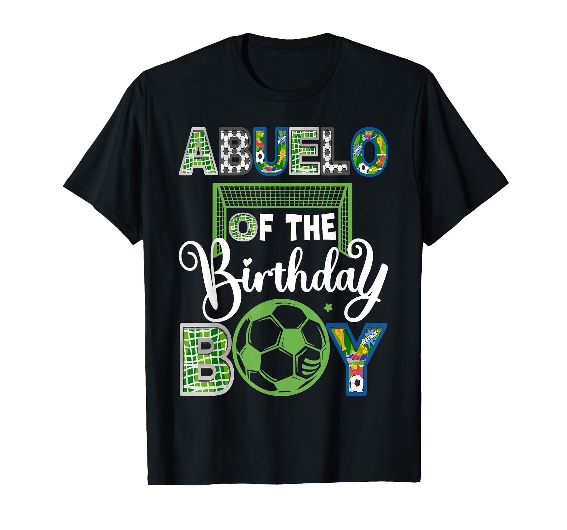 Abuelo Birthday Soccer Baller T-Shirt - Fun Novelty Design Men Women - T-Shirt, Sweatshirt, Hoodie