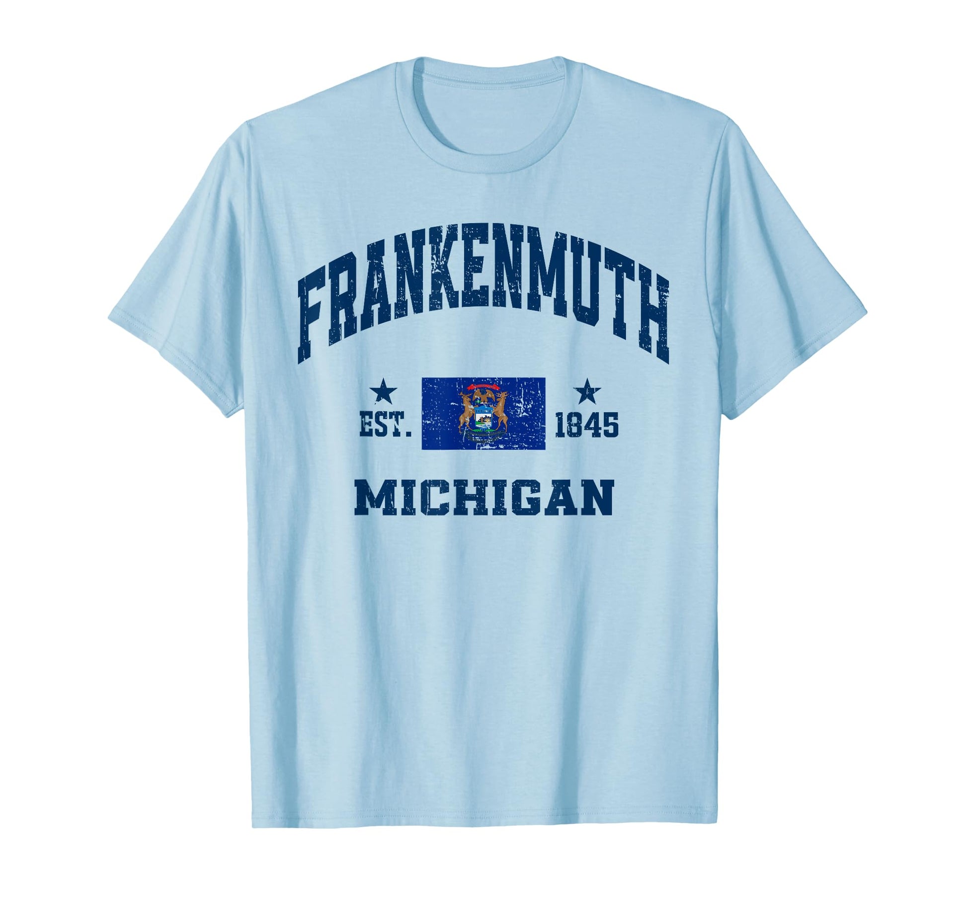 Frankenmuth Michigan Mi State Athletic T-Shirt - Graphic Print for Adults - T-Shirt, Sweatshirt, Hoodie