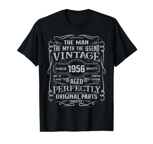 1956 Myth Legend 70 Year Old Gifts T-Shirt - Streetwear Style for Adults - T-Shirt, Sweatshirt, Hoodie