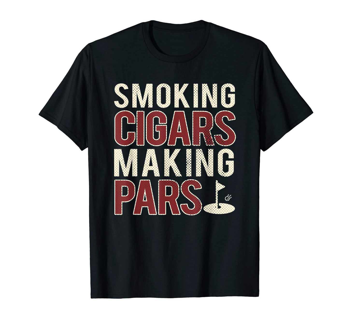 Mens Funny Cigar Golf Dad T-Shirt - Unique Graphic Men Women - T-Shirt, Sweatshirt, Hoodie