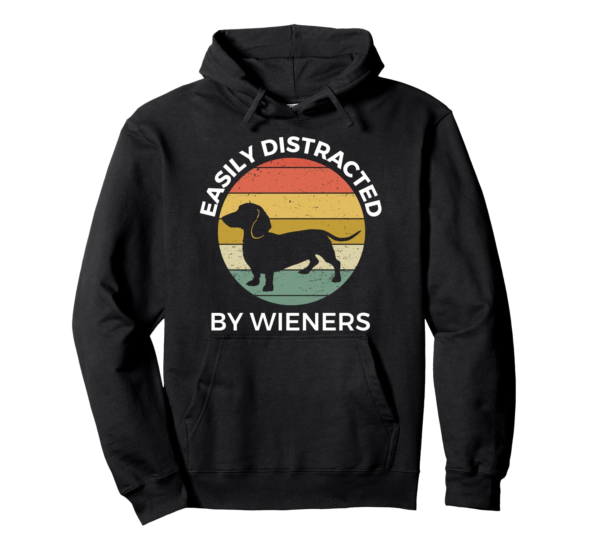Easily Distracted Wieners Veterinarian Hoodie - Novelty Apparel for Adults - T-Shirt, Sweatshirt, Hoodie
