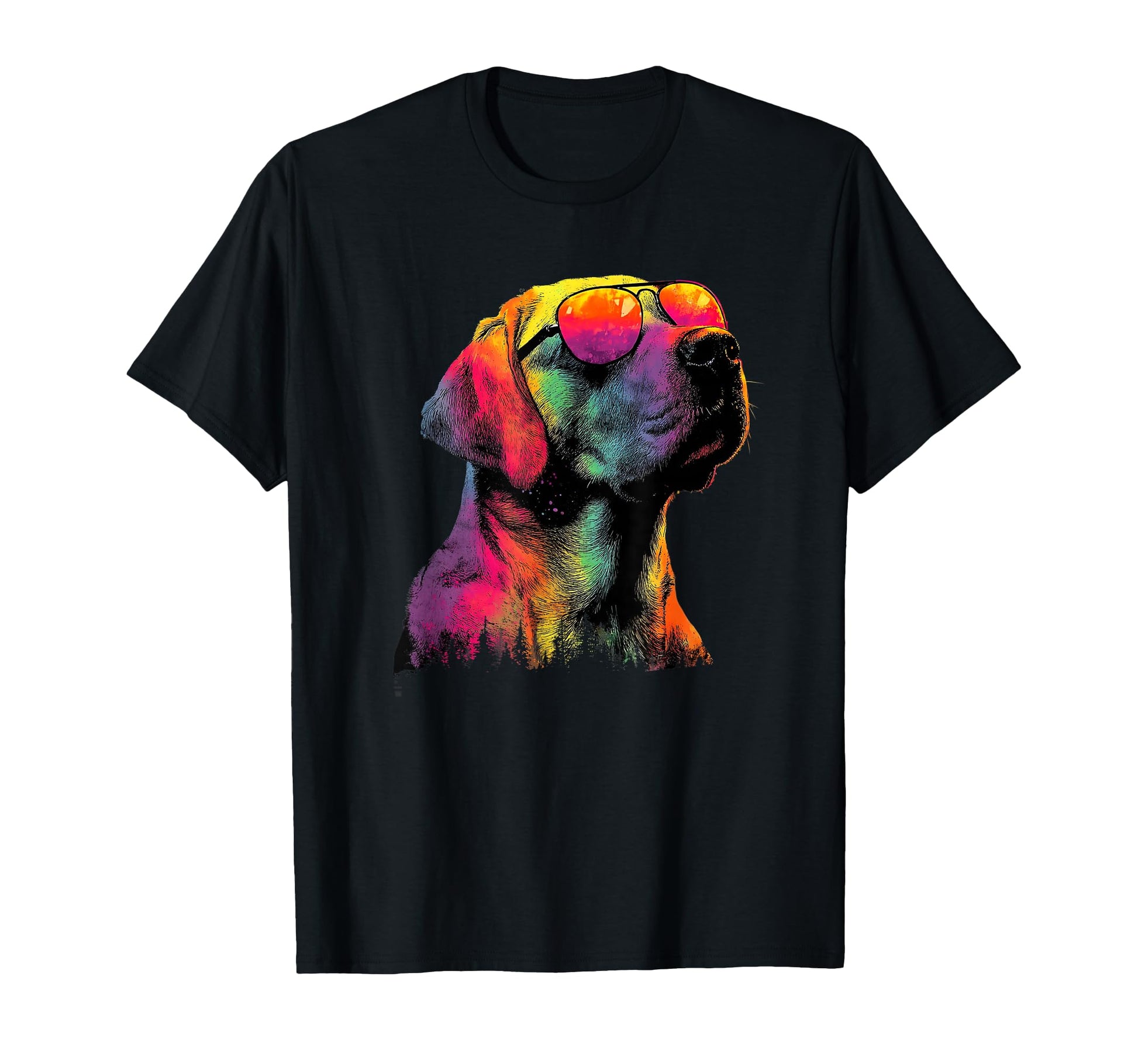 Colorful Labrador Dad Funny Dog Lover T-Shirt - Streetwear Style Men Women - T-Shirt, Sweatshirt, Hoodie