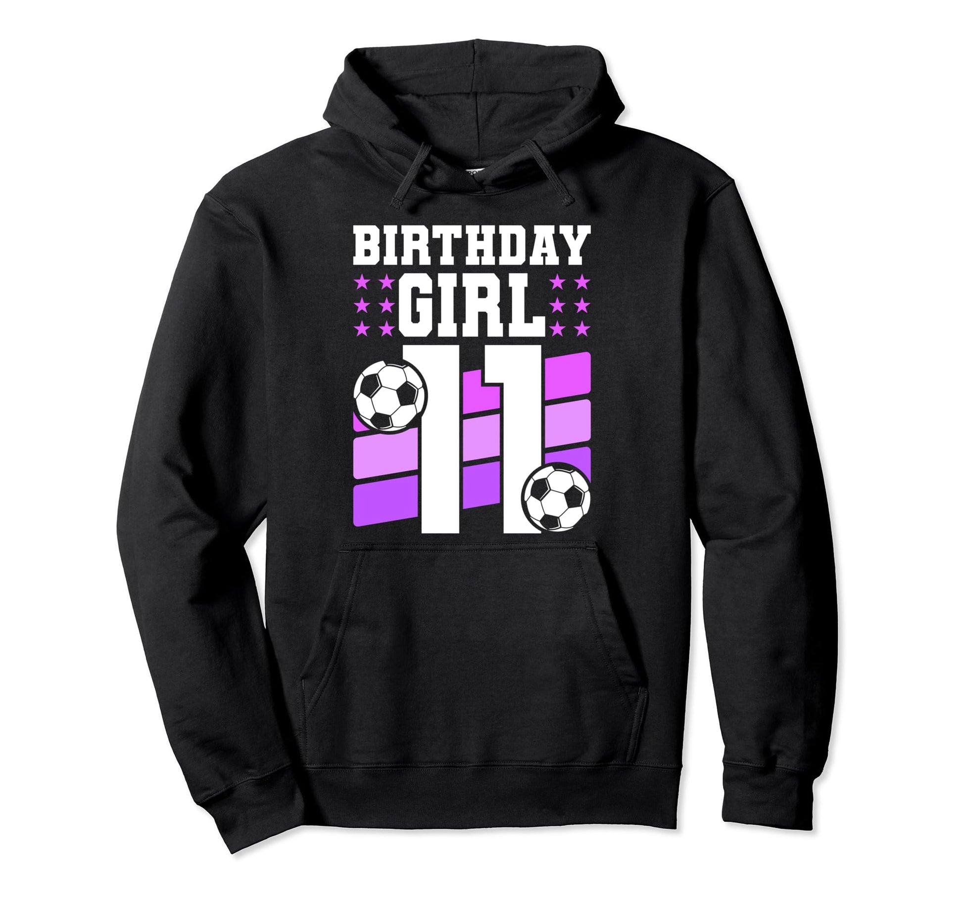 11 Years Old 11Th Birthday Gift Soccer Hoodie - Aesthetic Graphic Unisex - T-Shirt, Sweatshirt, Hoodie