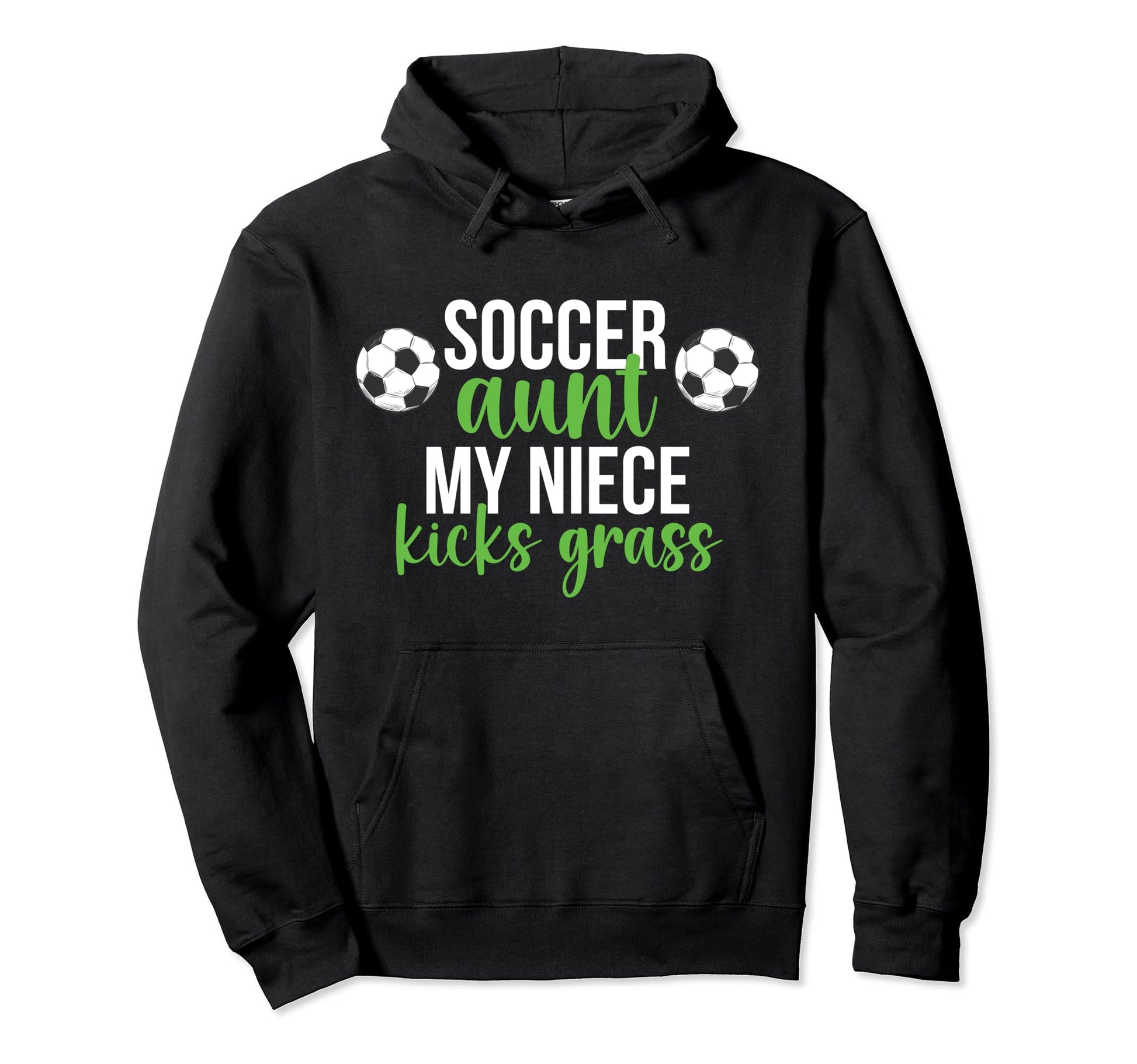 Soccer Aunt My Niece Aunt Soccer Player Hoodie - Minimalist Print Unisex - T-Shirt, Sweatshirt, Hoodie