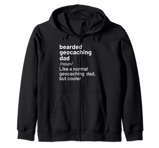 Bearded Geocaching Dad T Shirts T-Shirt - Minimalist Print Men Women - T-Shirt, Sweatshirt, Hoodie