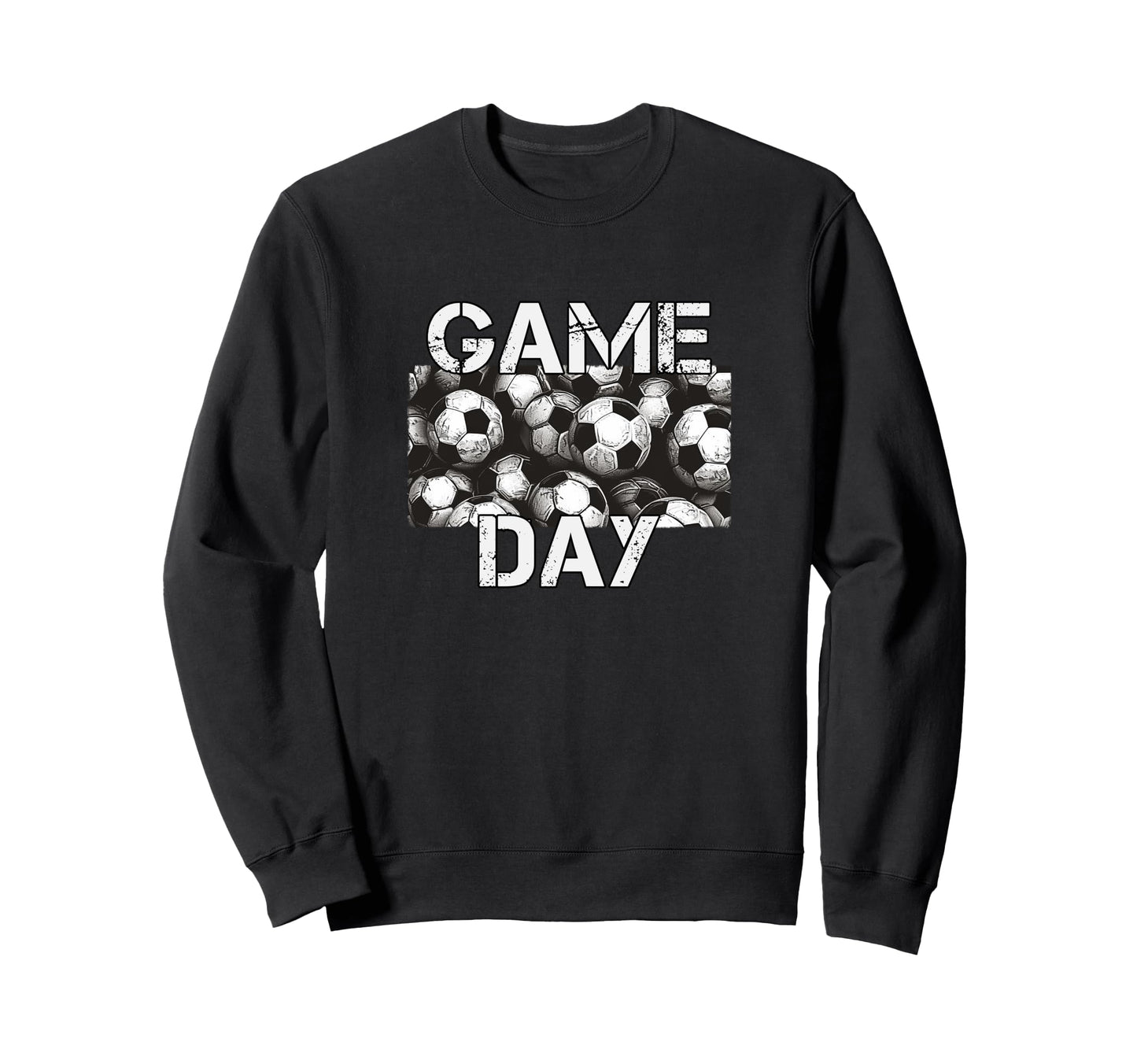 Game Day Soccer Player Sports Soccer Sweatshirt - Graphic Print for Adults - T-Shirt, Sweatshirt, Hoodie