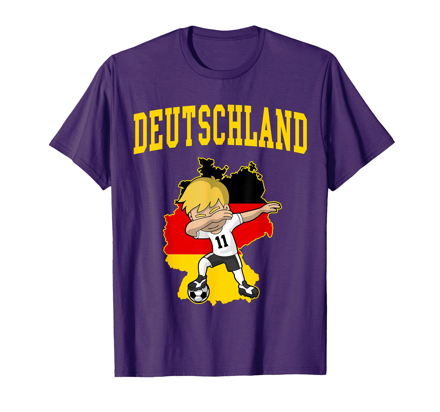 Deutschland Soccer Player German T-Shirt - Casual Everyday Wear Men Women - T-Shirt, Sweatshirt, Hoodie