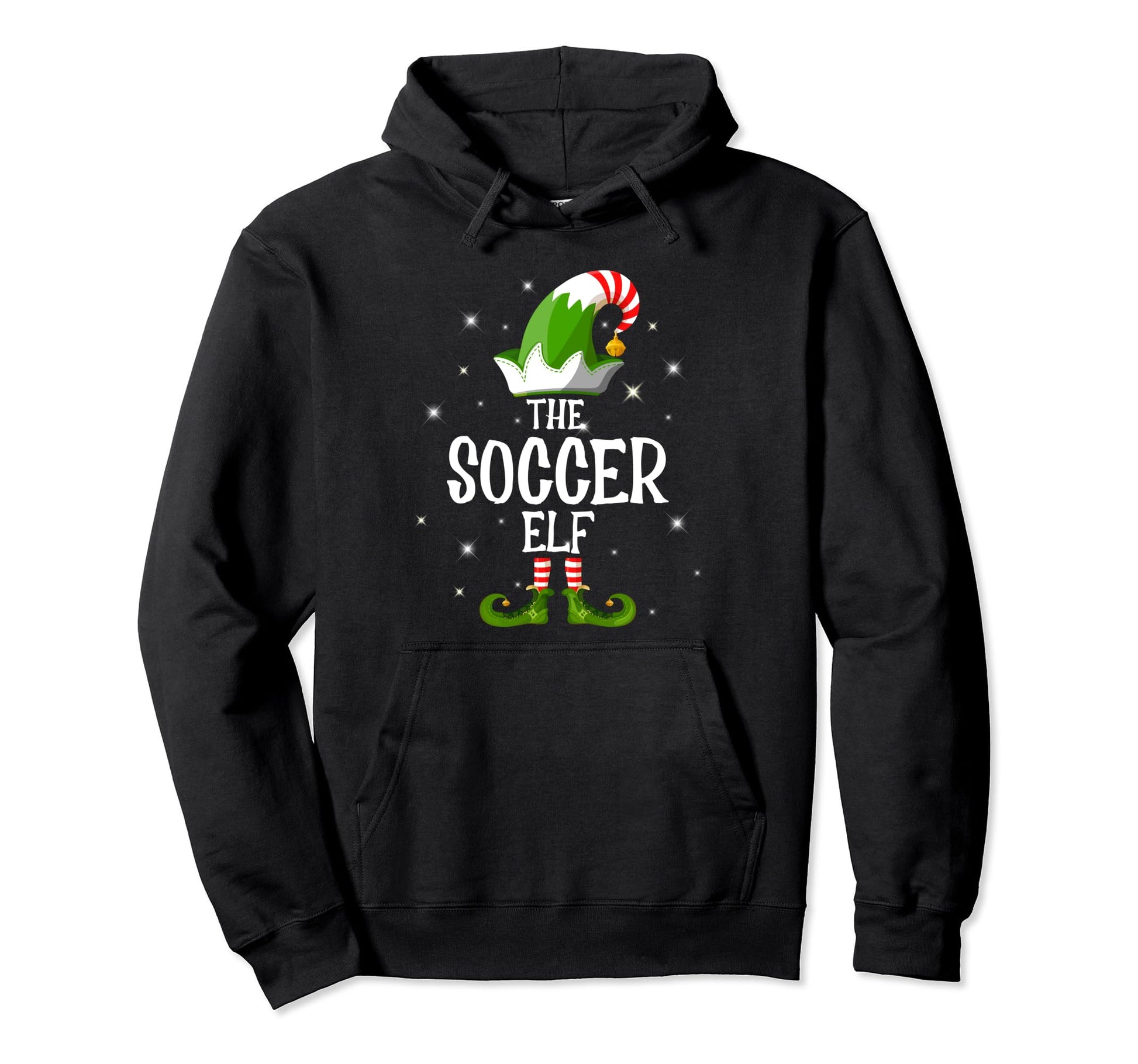 Soccer Elf Family Matching Group Hoodie - Minimalist Print Unisex - T-Shirt, Sweatshirt, Hoodie