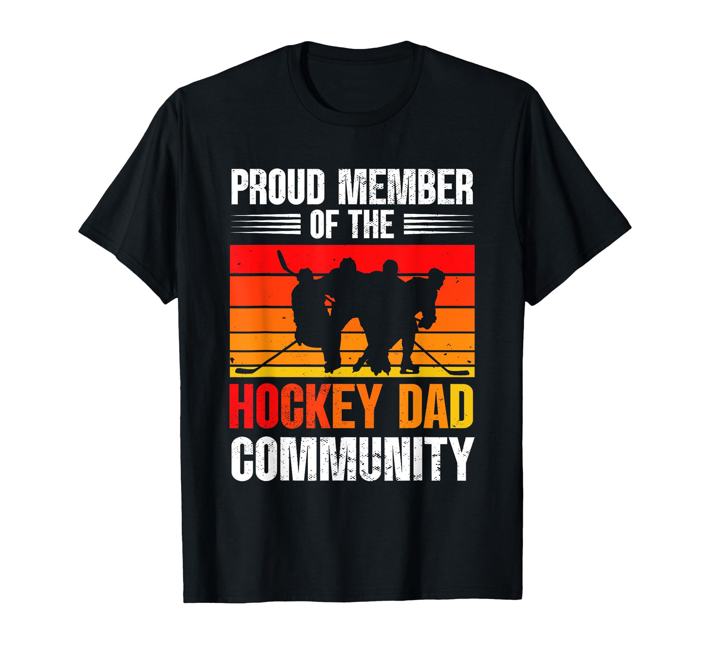 Hockey Dad Gift T-Shirt - Aesthetic Graphic Unisex - T-Shirt, Sweatshirt, Hoodie