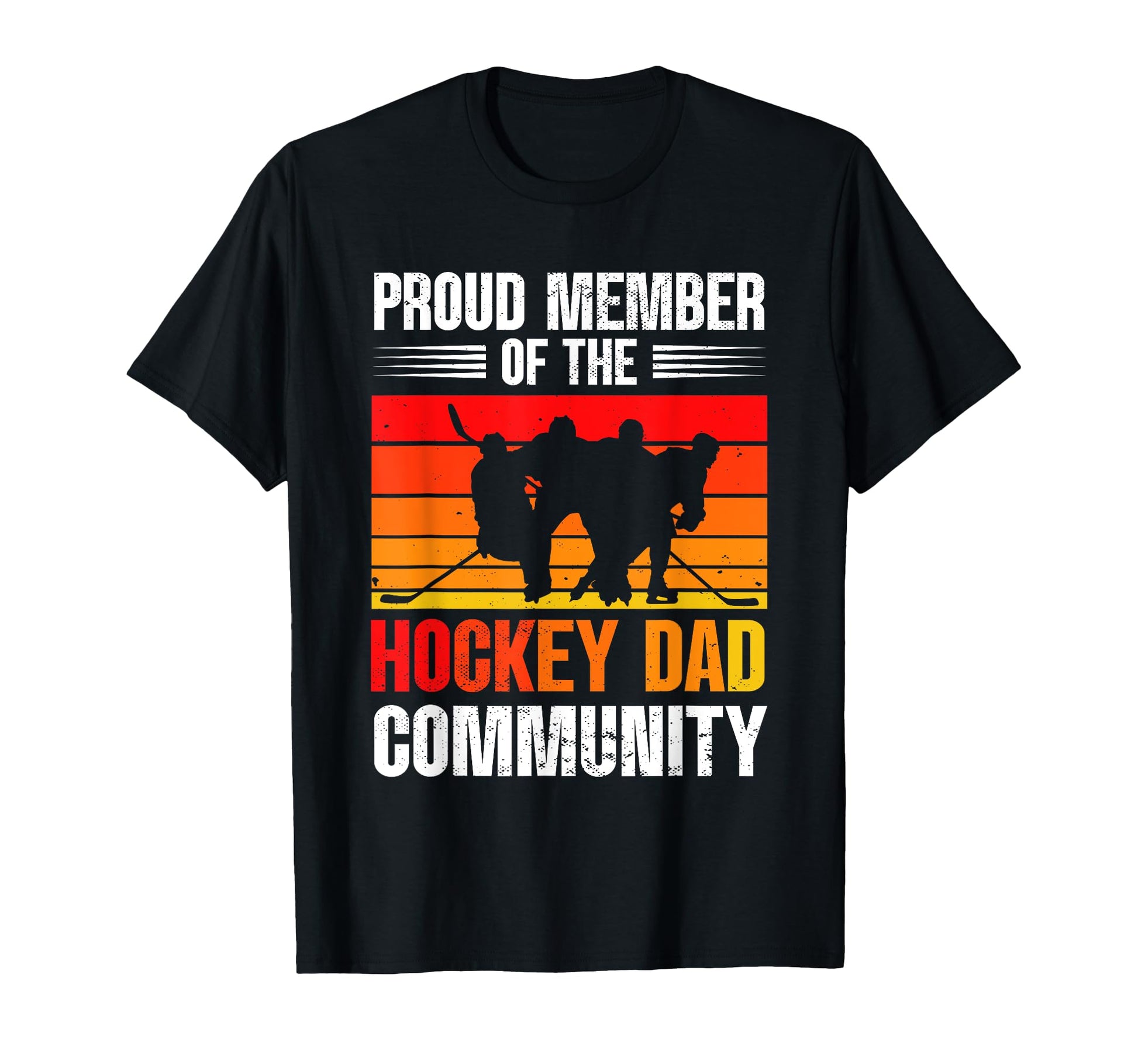 Hockey Dad Gift T-Shirt - Aesthetic Graphic Unisex - T-Shirt, Sweatshirt, Hoodie