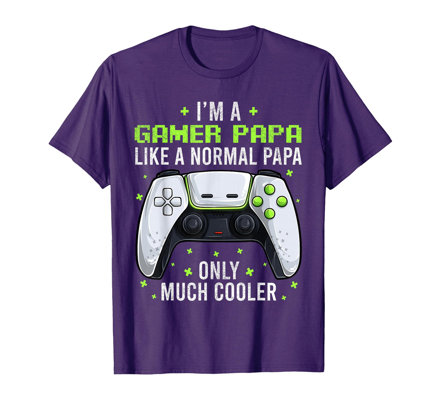 Gamer Papa Gaming Funny Fathers Day T-Shirt - Aesthetic Graphic Men Women - T-Shirt, Sweatshirt, Hoodie