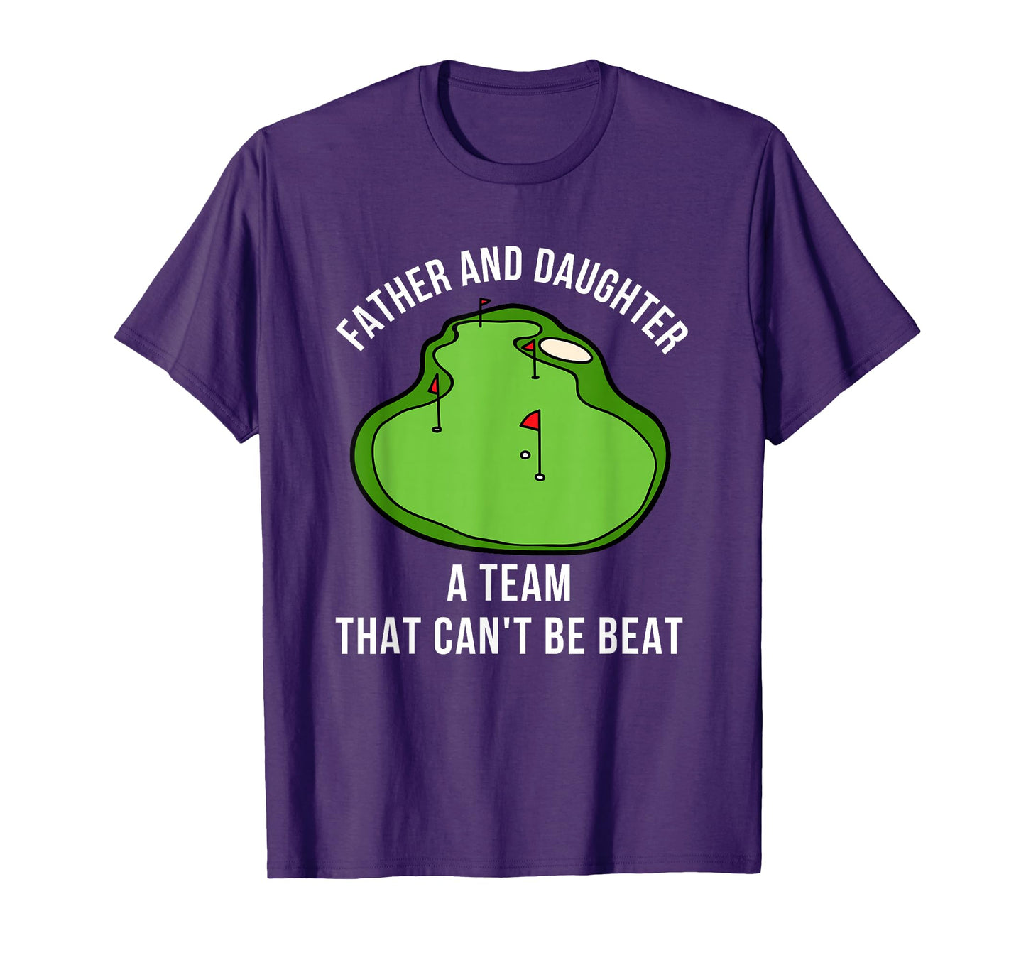 Fathers Day Dad Daughter Golf Buddies T-Shirt - Unique Graphic for Adults - T-Shirt, Sweatshirt, Hoodie