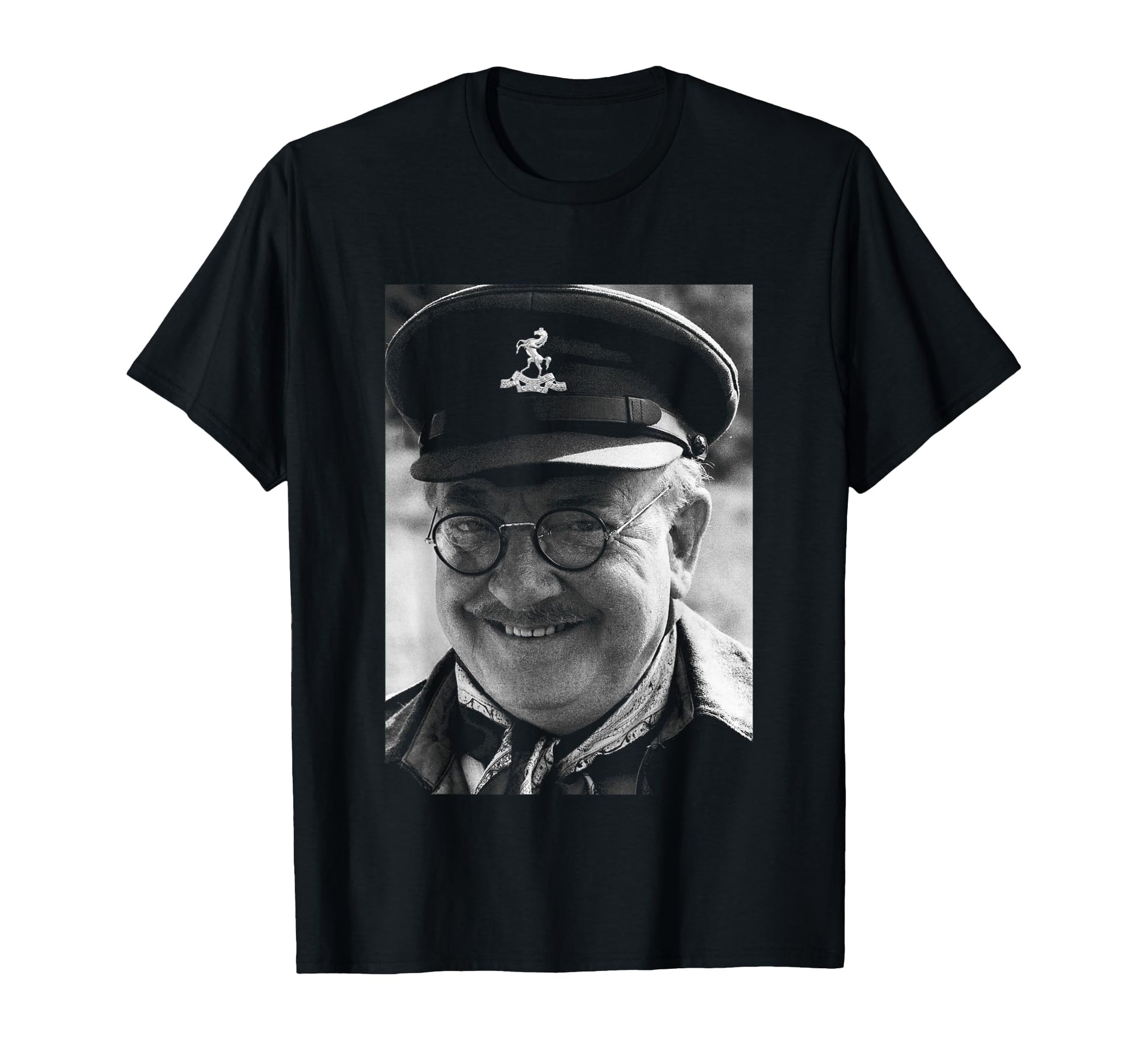 Dads Army Arthur Lowe Captain T-Shirt - Unique Graphic Men Women - T-Shirt, Sweatshirt, Hoodie