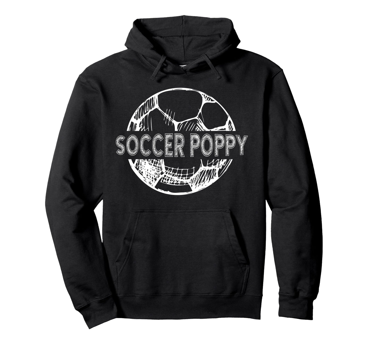 Soccer Poppy Grandpa Poppy Soccer Player Hoodie - Aesthetic Graphic Unisex - T-Shirt, Sweatshirt, Hoodie