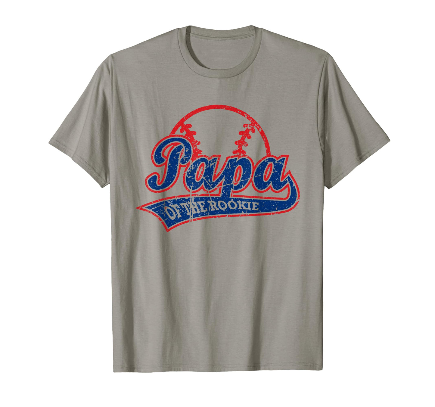 Funny Baseball Papa Rookie T-Shirt - Custom Art Print Men Women - T-Shirt, Sweatshirt, Hoodie