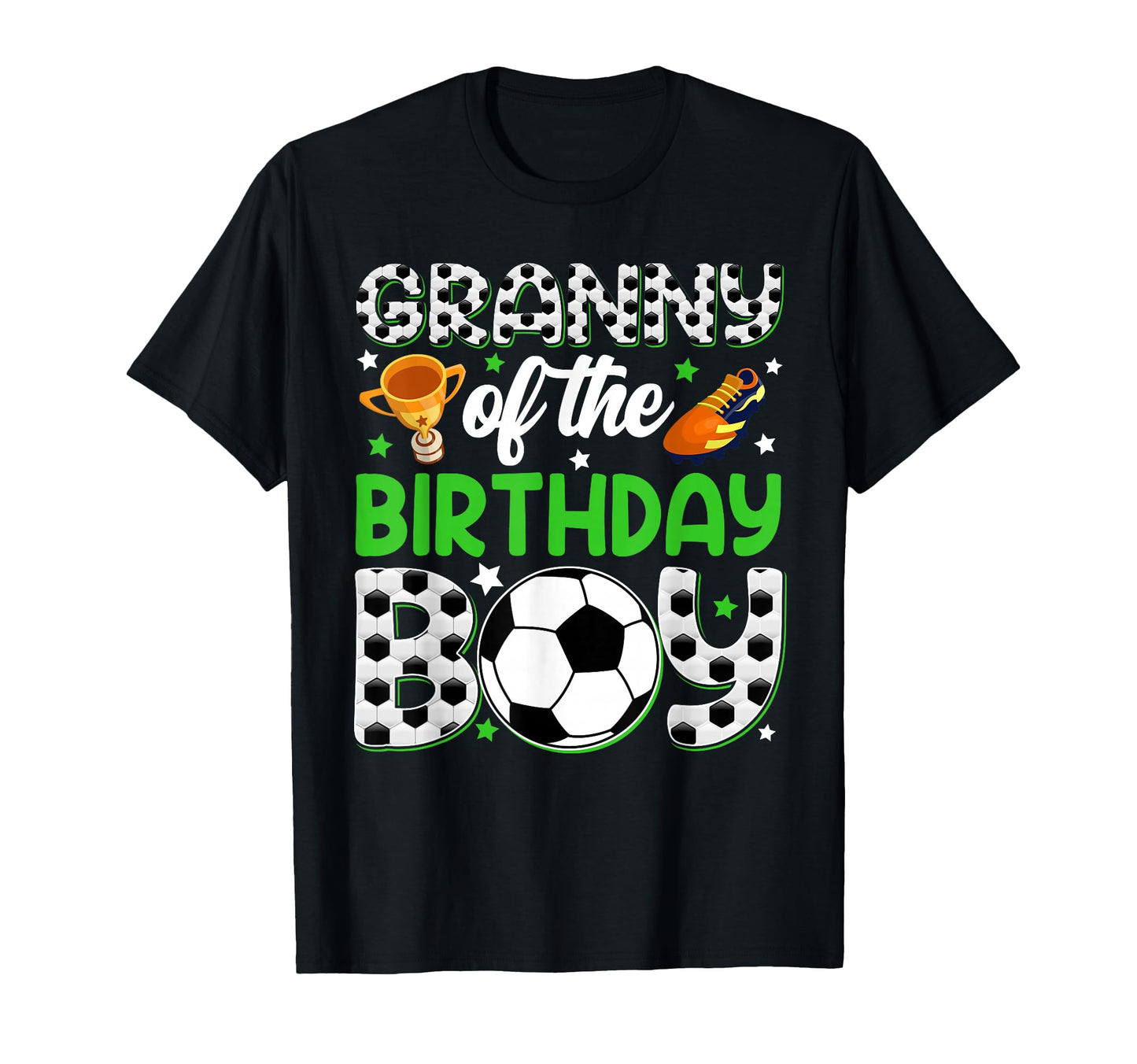 Granny Birthday Soccer Party Family T-Shirt - Graphic Print Men Women - T-Shirt, Sweatshirt, Hoodie