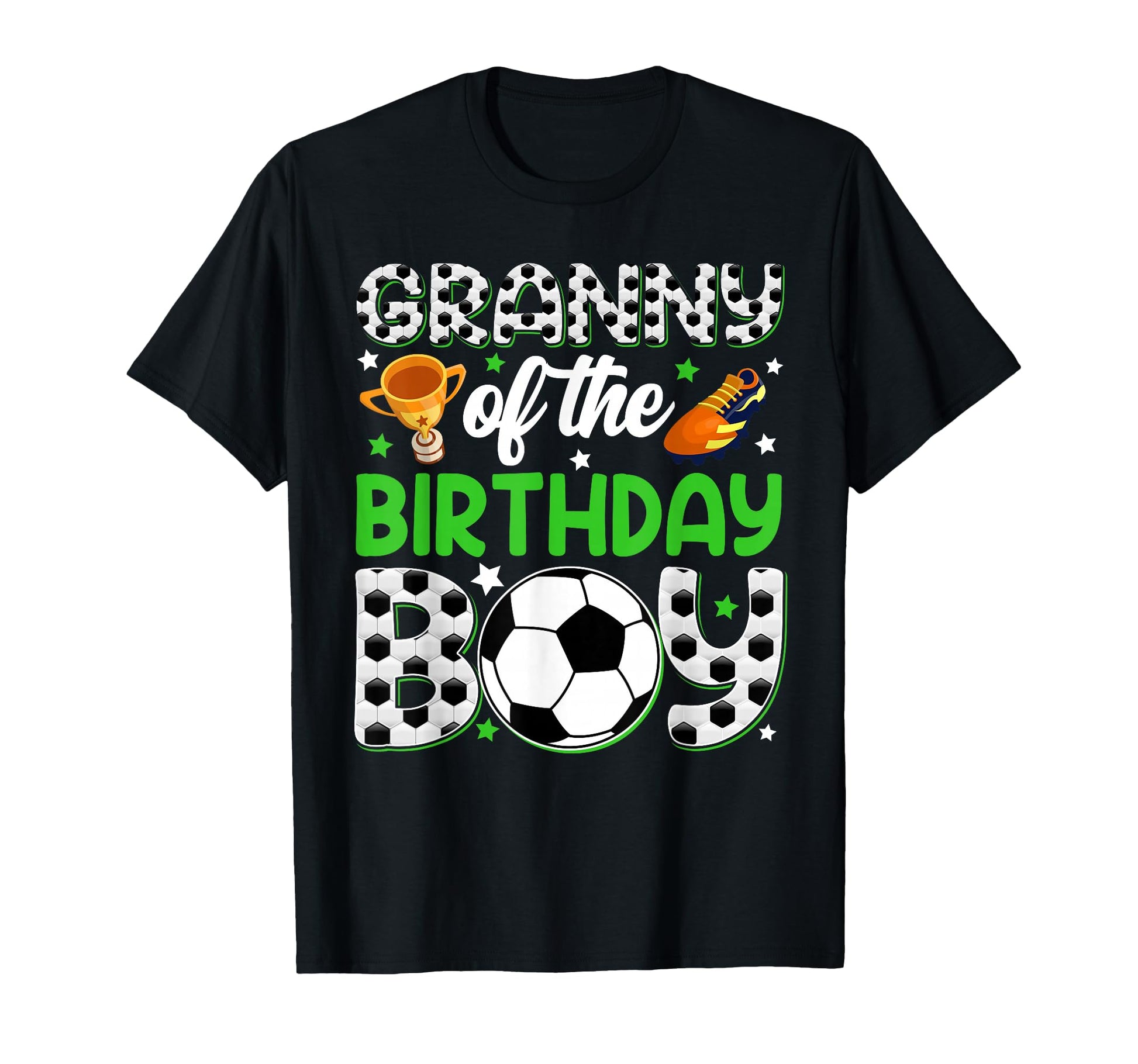 Granny Birthday Soccer Party Family T-Shirt - Graphic Print Men Women - T-Shirt, Sweatshirt, Hoodie