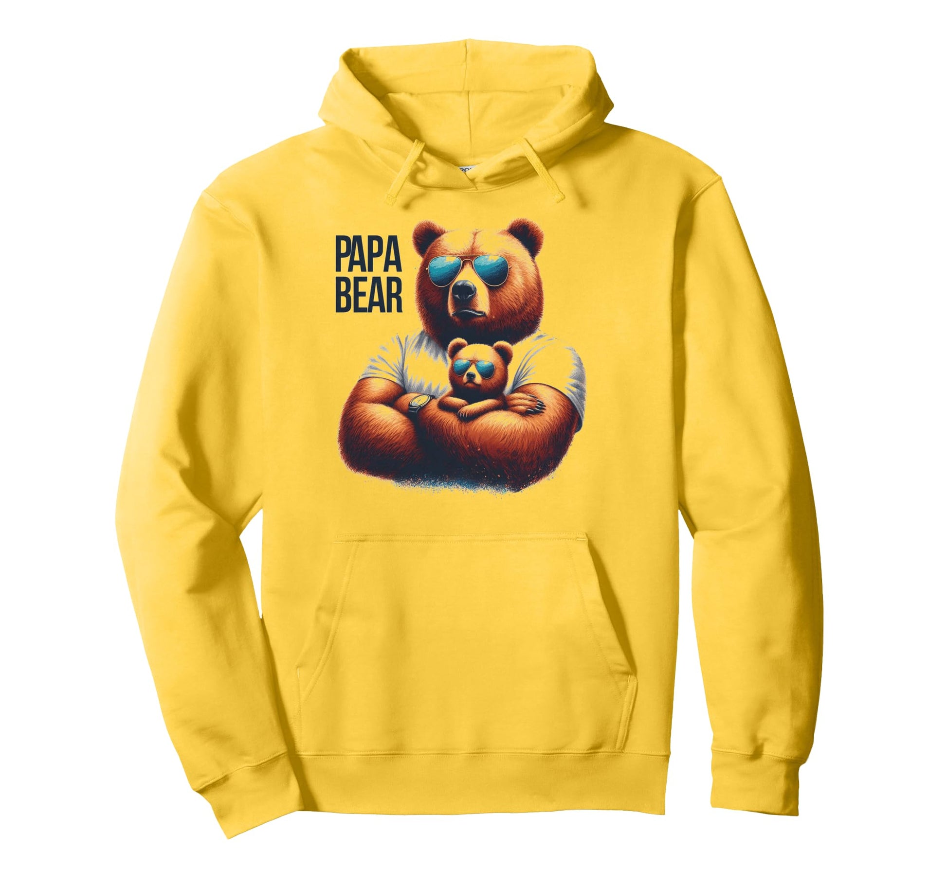 Papa Bear Funny Bears Animal Lover Hoodie - Aesthetic Graphic for Adults - T-Shirt, Sweatshirt, Hoodie