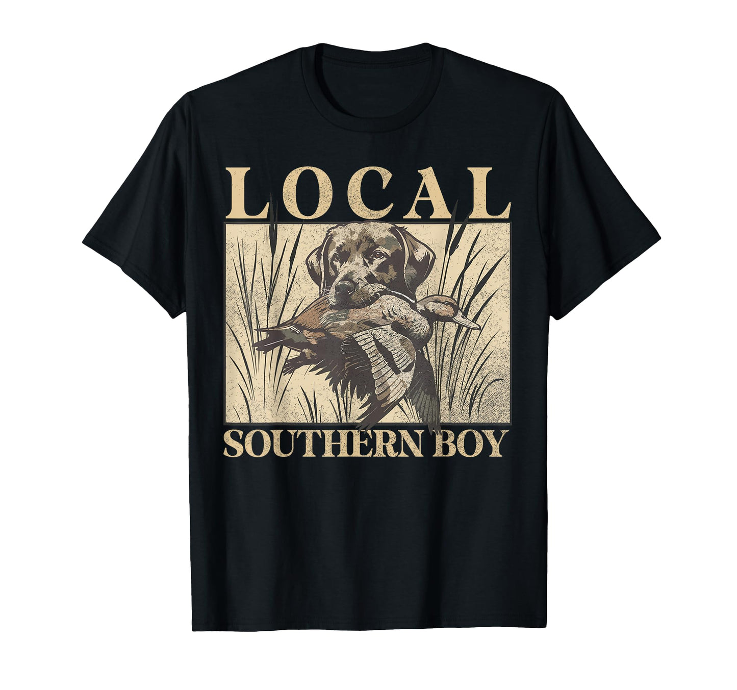 Local Southern Duck Hunting Black Lab T-Shirt - Unique Graphic Men Women - T-Shirt, Sweatshirt, Hoodie