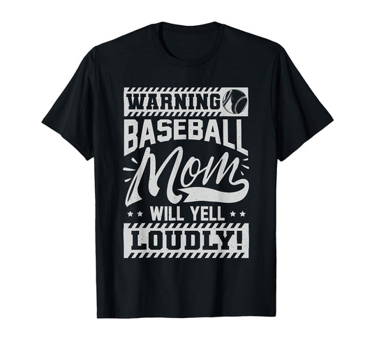 Baseball Mom Baseball Lover T-Shirt - Unique Graphic Men Women - T-Shirt, Sweatshirt, Hoodie