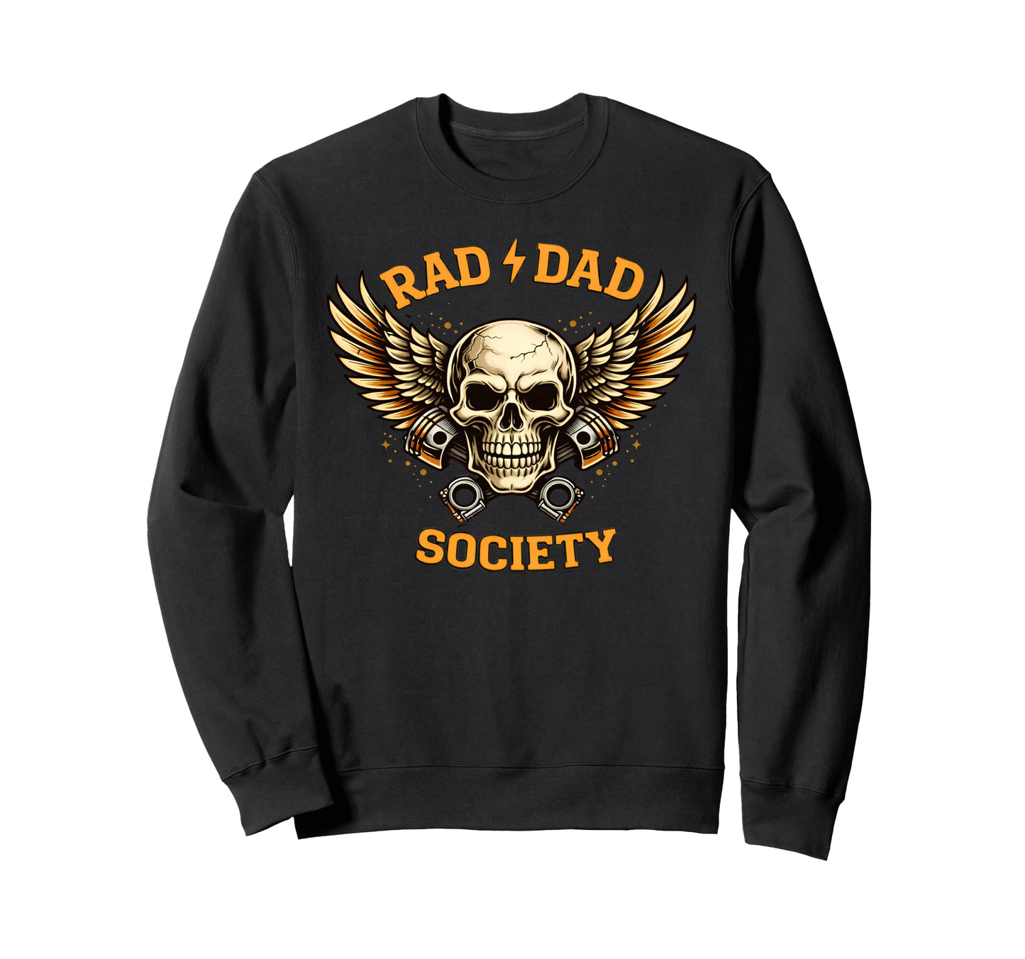 Rad Dad Society Gearhead Father Car Sweatshirt - Unique Graphic Unisex - T-Shirt, Sweatshirt, Hoodie