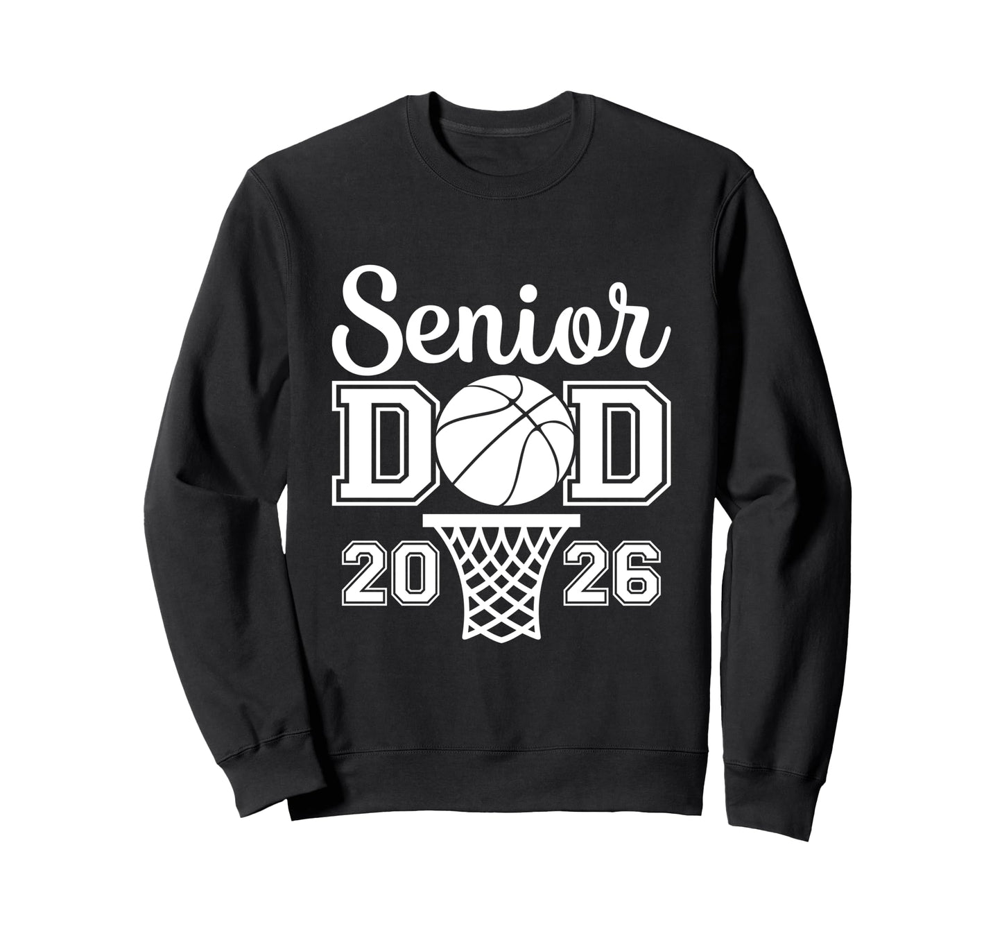 Proud Dad 2026 Senior Graduate Sweatshirt - Graphic Print Unisex - T-Shirt, Sweatshirt, Hoodie