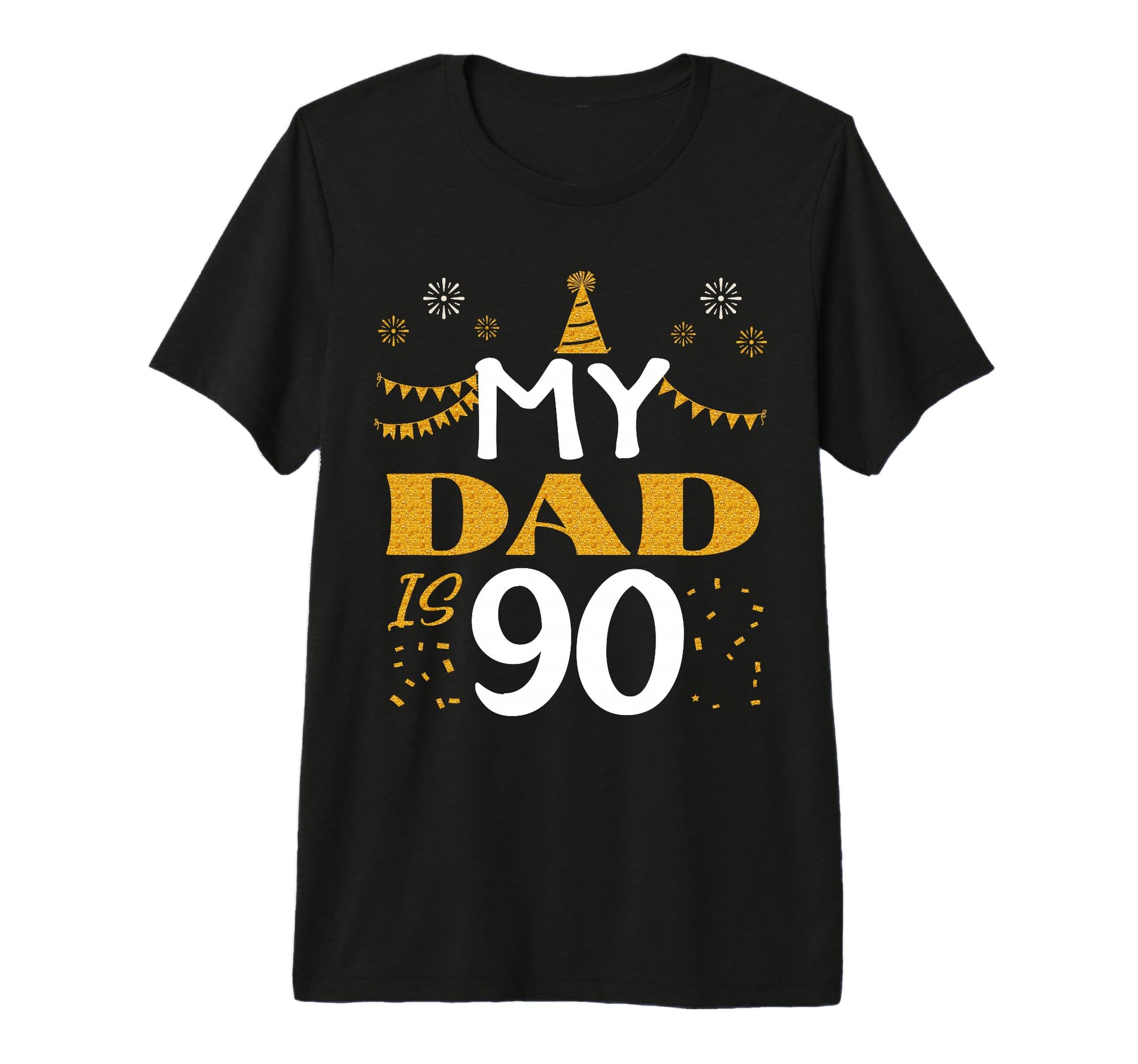 My Dad Is 90 90Th Birthday 1935 T-Shirt - Casual Everyday Wear for Adults - T-Shirt, Sweatshirt, Hoodie