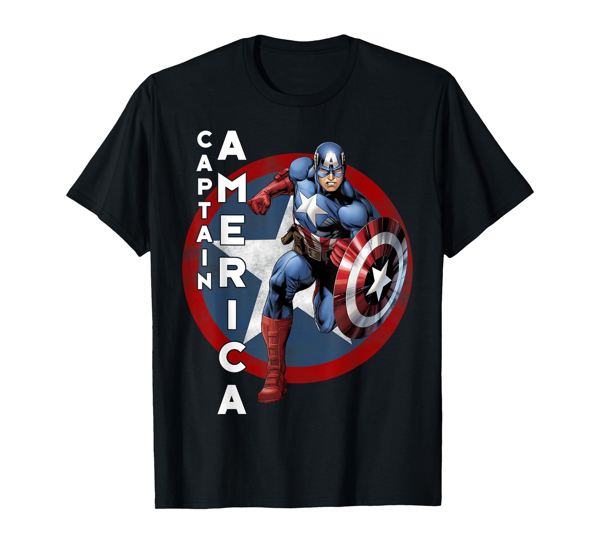 Marvel Avengers Captain America T-Shirt - Graphic Print for Adults - T-Shirt, Sweatshirt, Hoodie