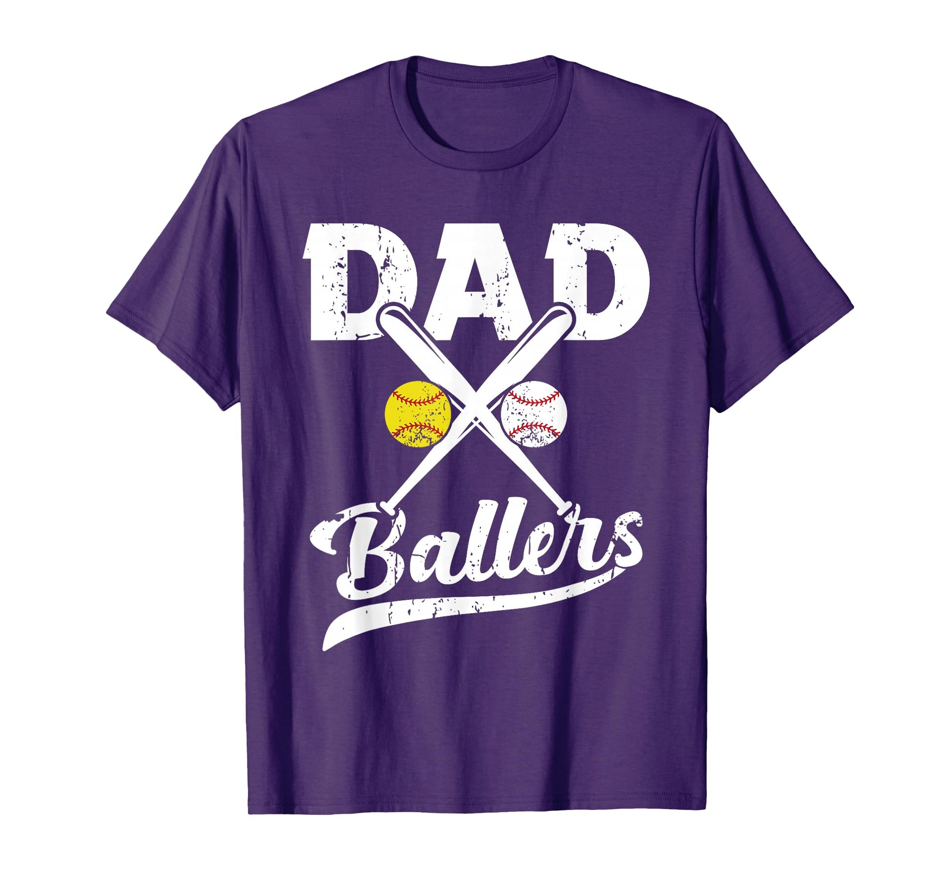 Dad Ballers Dad Baseball And T-Shirt - Minimalist Print for Adults - T-Shirt, Sweatshirt, Hoodie