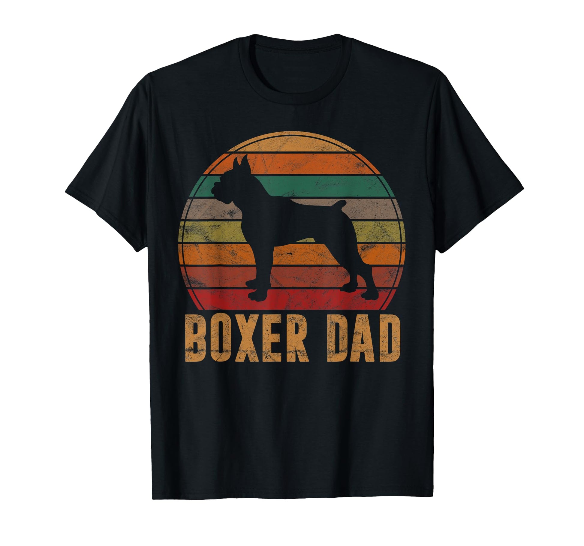 Boxer Dad Gift Dog Owner Pet Boxer Father T-Shirt - Minimalist Print Unisex - T-Shirt, Sweatshirt, Hoodie