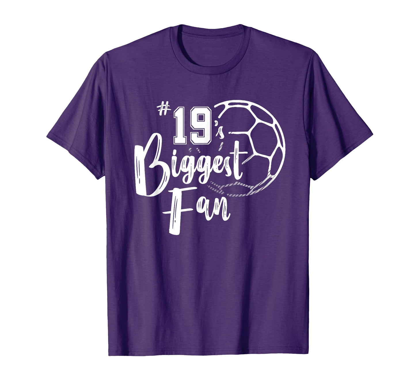Number 19S Biggest Fan Soccer Player T-Shirt - Trendy Graphic Men Women - T-Shirt, Sweatshirt, Hoodie