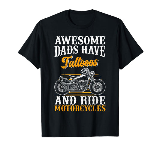 Awesome Dad Beard Tattoos And T-Shirt - Streetwear Style Men Women - T-Shirt, Sweatshirt, Hoodie