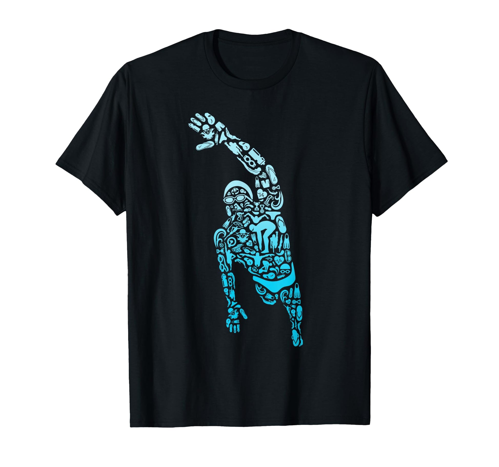 Swim Sport Athletes Swimmer Dad T-Shirt - Trendy Graphic Men Women - T-Shirt, Sweatshirt, Hoodie