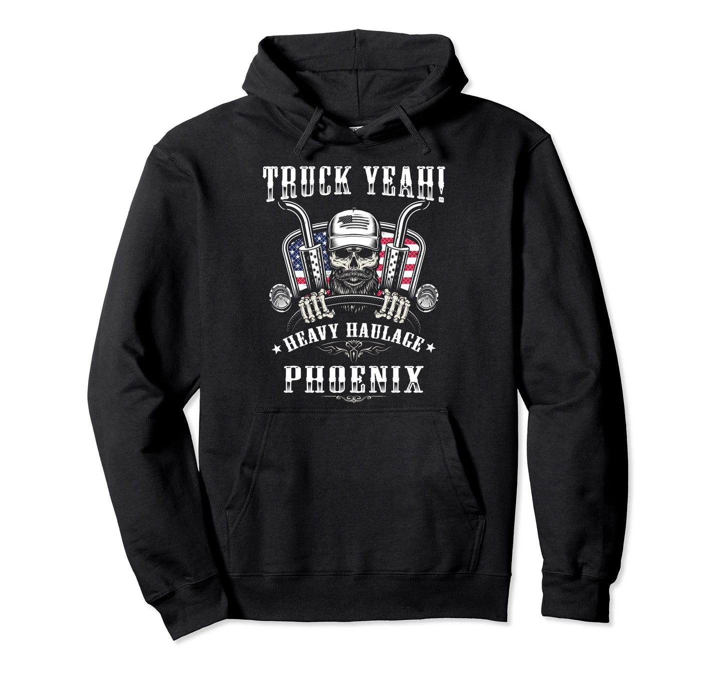 Truck Driver Gift Dad Husband Father Hoodie - Custom Art Print for Adults - T-Shirt, Sweatshirt, Hoodie