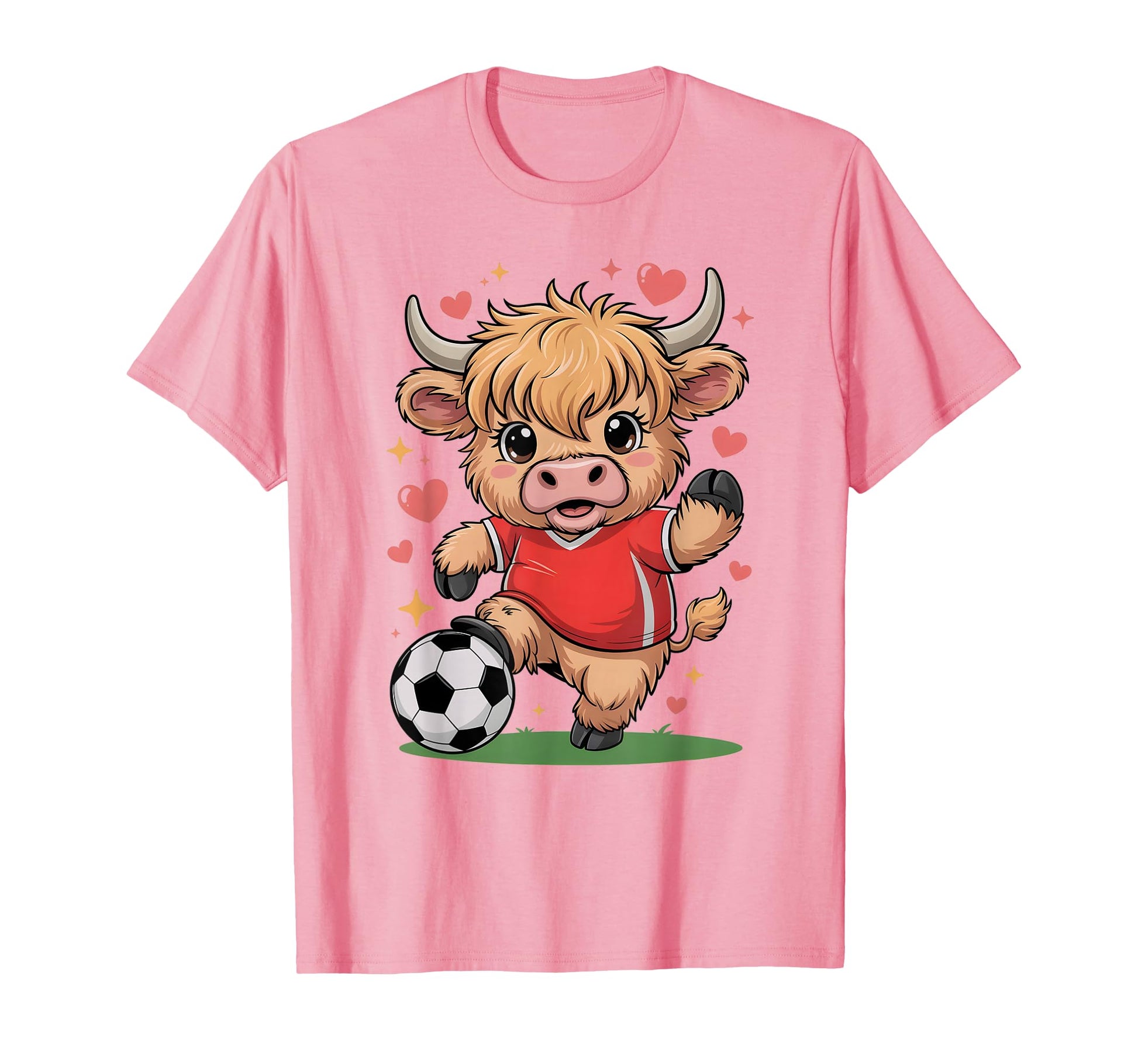 Kawaii Soccer Cow Just Who Loves T-Shirt - Unique Graphic Men Women - T-Shirt, Sweatshirt, Hoodie