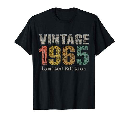 1965 Text 61St Birthday Gift 61 Year Old T-Shirt - Minimalist Print Unisex - T-Shirt, Sweatshirt, Hoodie