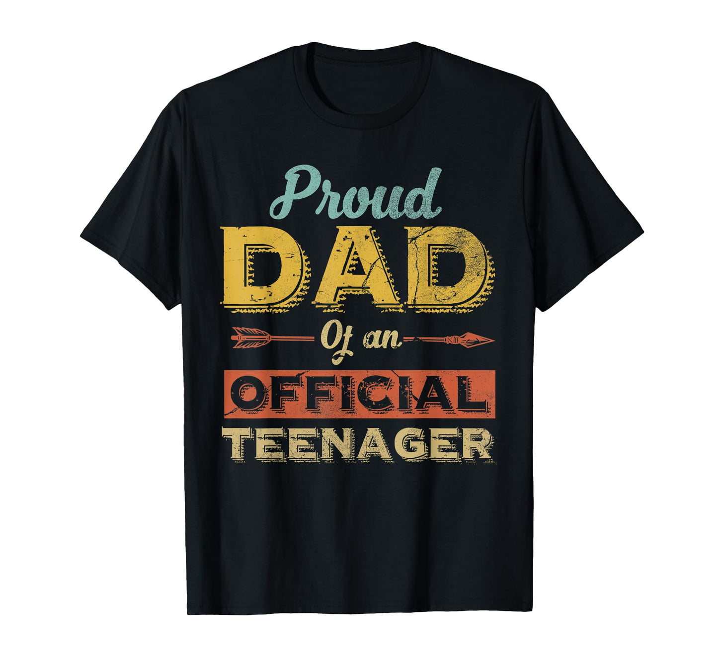 Proud Dad Teenager 13Th Birthday Son T-Shirt - Custom Art Print Men Women - T-Shirt, Sweatshirt, Hoodie