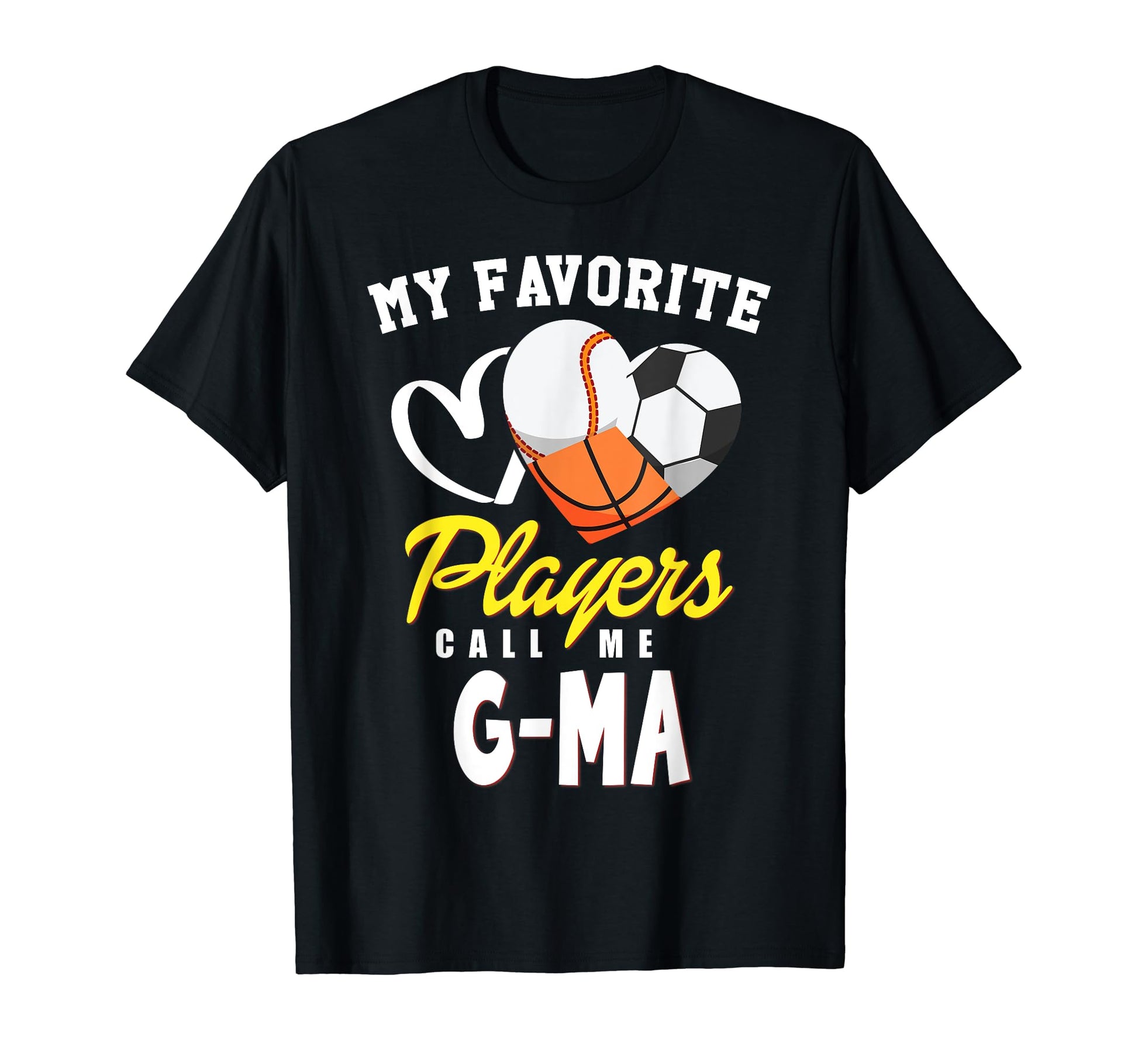 My Favorite Players Baseball Soccer T-Shirt - Graphic Print Unisex - T-Shirt, Sweatshirt, Hoodie