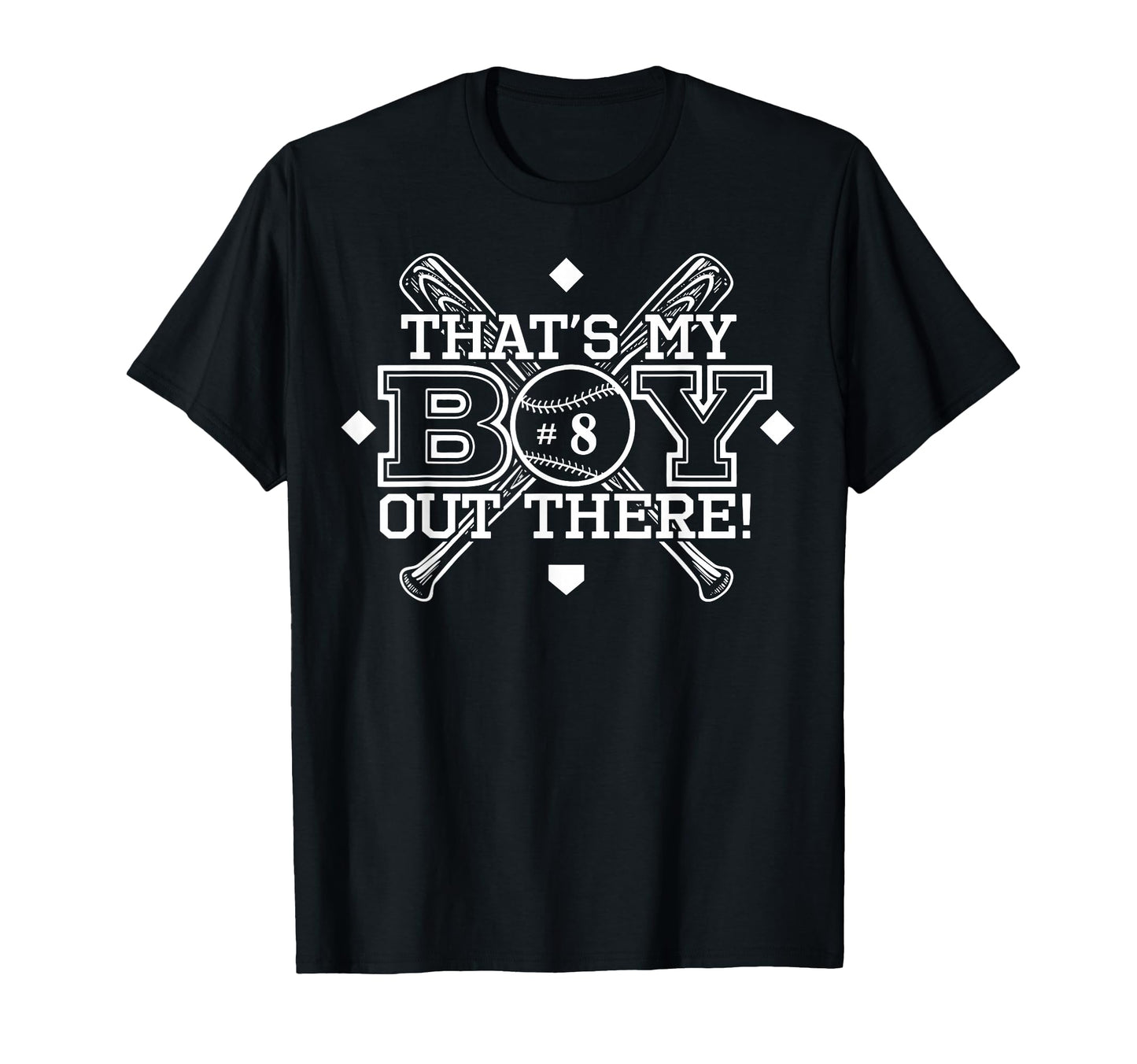 Baseball Mom Dad Thats My Proud Parent T-Shirt - Graphic Print for Adults - T-Shirt, Sweatshirt, Hoodie