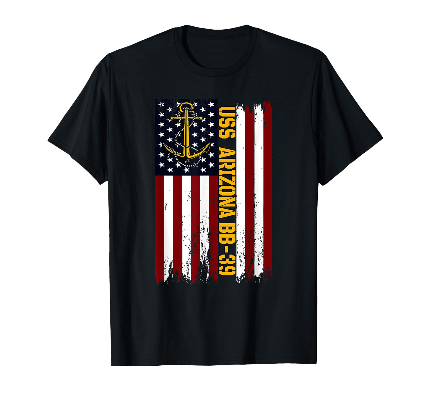 Uss Arizona Bb 39 Battleship Veterans T-Shirt - Minimalist Print Unisex - T-Shirt, Sweatshirt, Hoodie