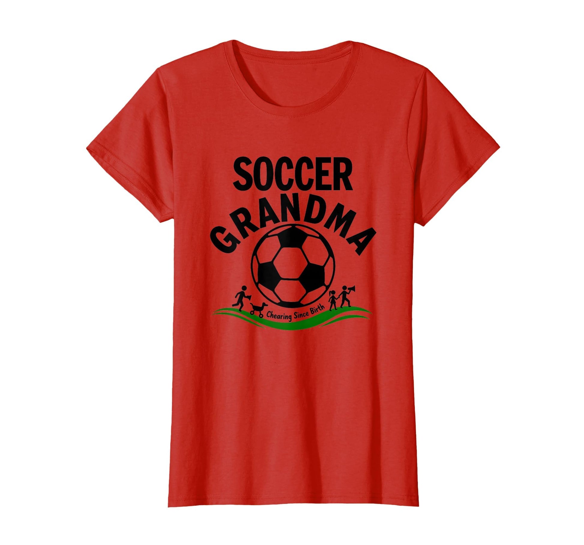 Soccer Grandma Cheering Since Birth T-Shirt - Aesthetic Graphic Unisex - T-Shirt, Sweatshirt, Hoodie